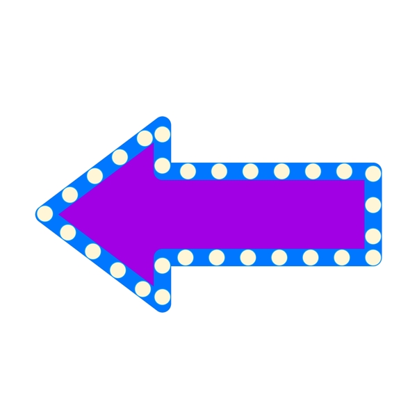 紫色箭头多边形标题框