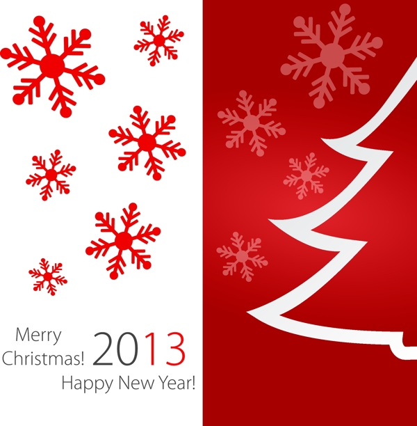 2013年雪花图案圣诞背景图片