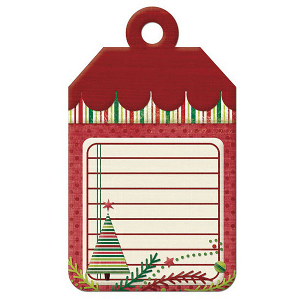 吊牌花纹圣诞树植物条纹免费素材