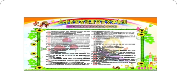 贵州省国家通用语言文字条例