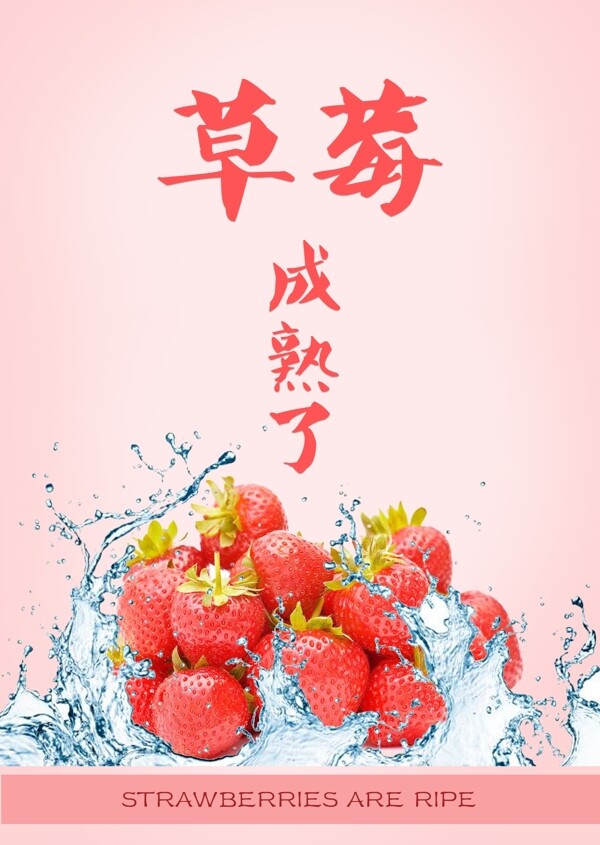 草莓成熟了海报