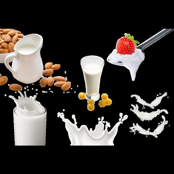大豆营养牛奶元素