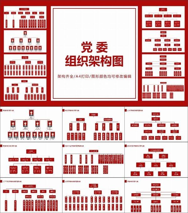 党委组织架构图