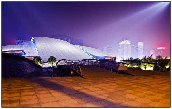 建筑夜景图片