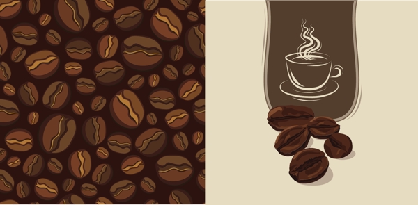 咖啡豆热咖啡效果
