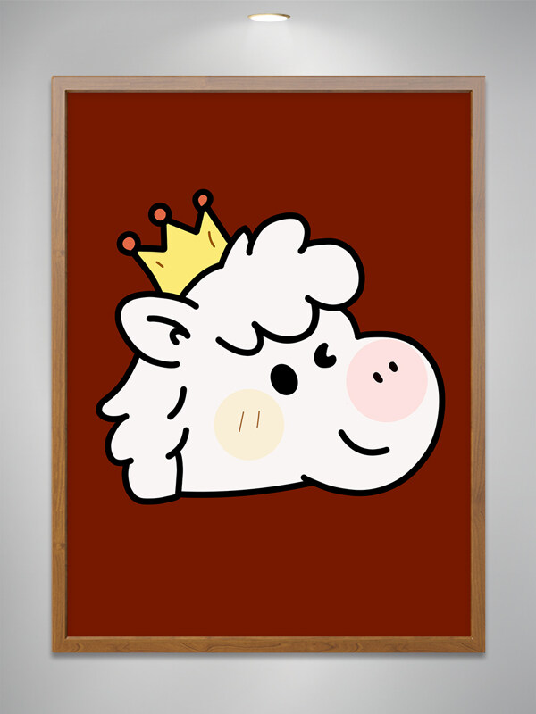 卡通小马 2026年马 卡通马 