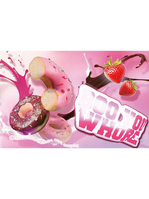 美味甜甜圈美食甜品时尚可爱粉色促销推广海报