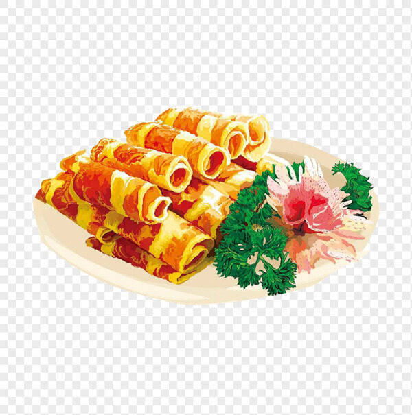 实拍腌制肥牛羊肉卷萝卜雕花火锅食材免抠元素