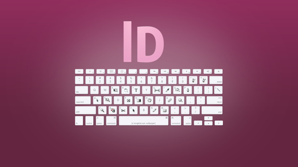InDesign键盘快捷键矢量素材