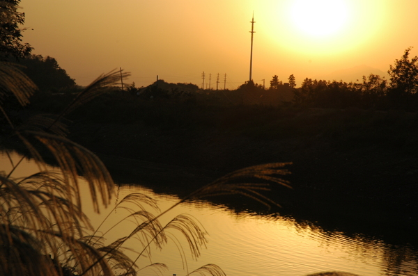 运河夕照