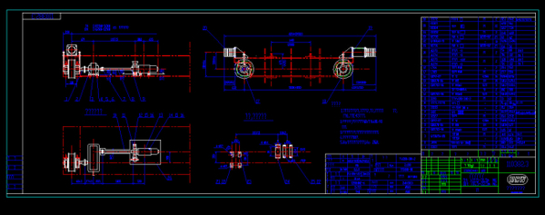大车运输机构CAD图纸