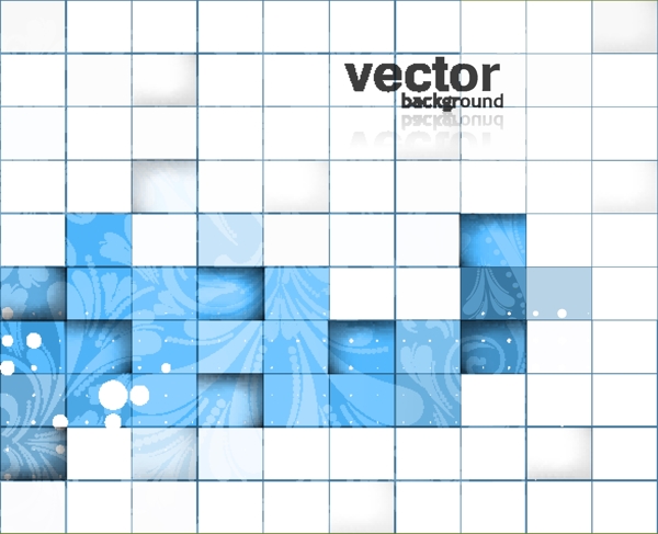 花印方块背景